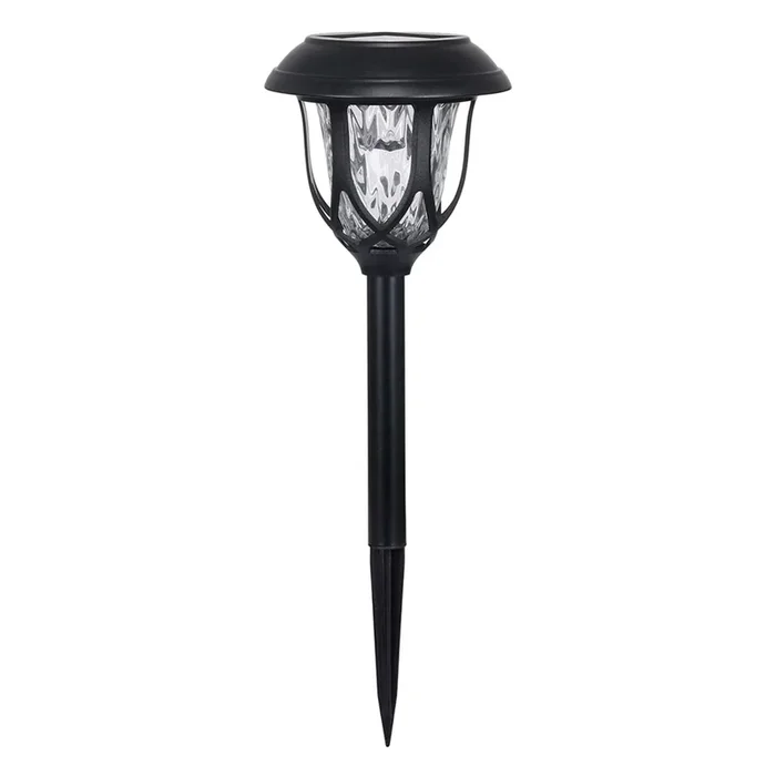 10-Lumen Solar Black Parisian Pathway Light