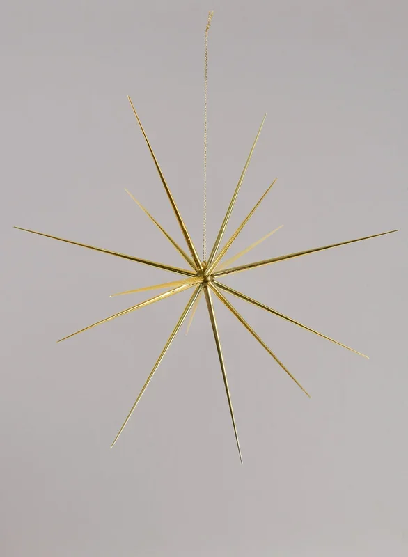 15in Long Shiny Gold Starburst