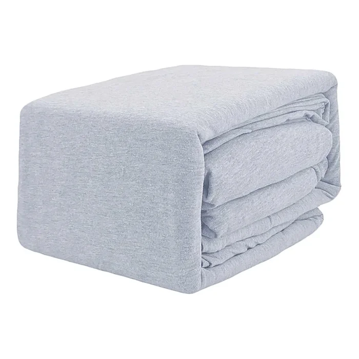 3-Piece Dark Grey Jersey Sheet Set, Twin