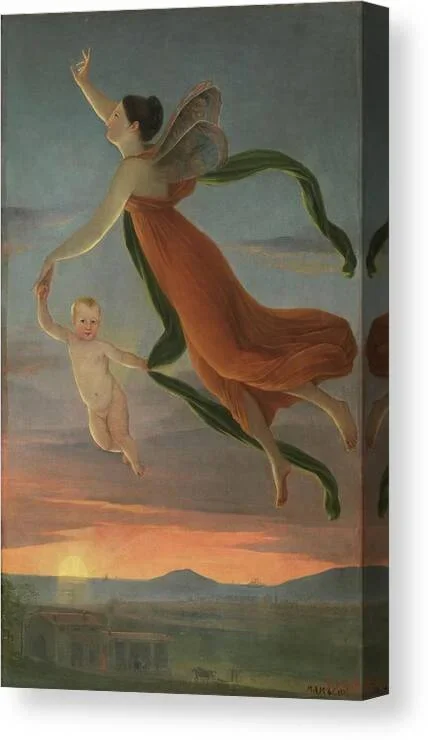 ‘Allegory of Dusk’. 1819. Oil on canvas. Canvas Print