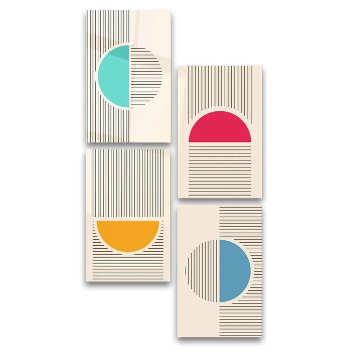 .”Minimalist Quadro”. Contemporary Gallery Collection Glass Wall Art