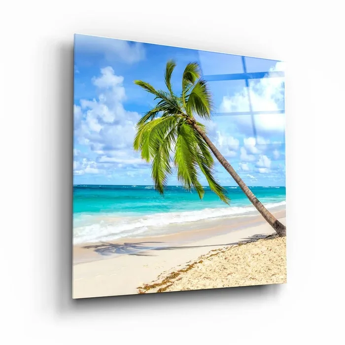 ・”Palm Tree”・Glass Wall Art