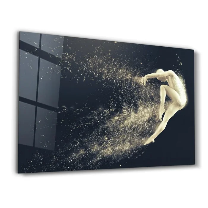 Abstract Riddick V2 | Glass Wall Art