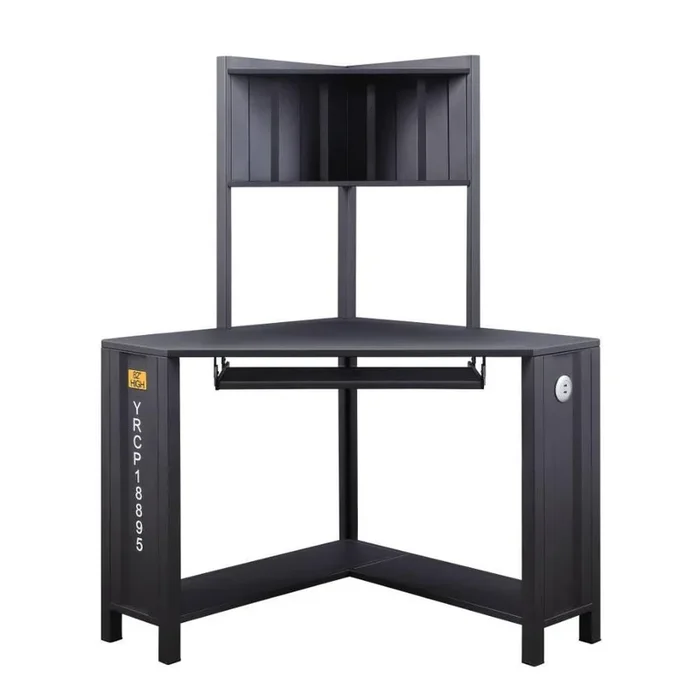 Acme Furniture Cargo 92625 Desk with USB – Sand Gray