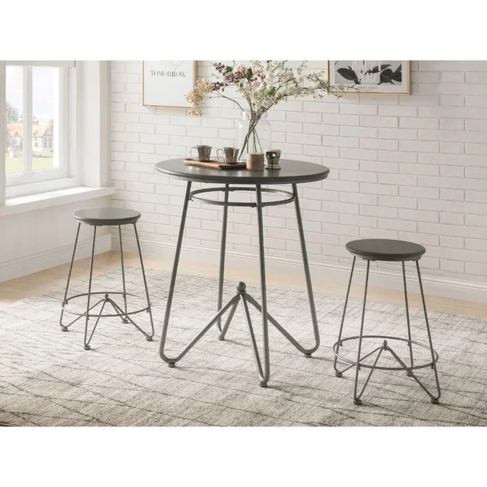 Acme Furniture Nimai 72445 3 pc Counter Height Set