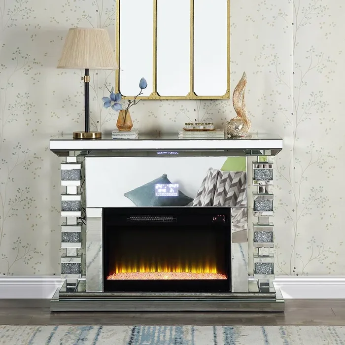 Acme Furniture Noralie AC00509 Fireplace with Bluetooth
