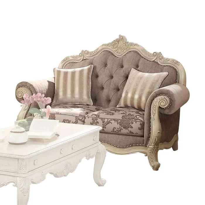Acme Furniture Ragenardus 56021 Loveseat with 2 Pillows