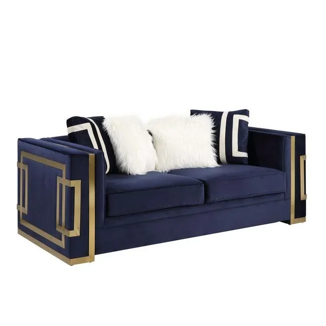 Acme Furniture Virrux LV00294 Loveseat with 4 Pillows