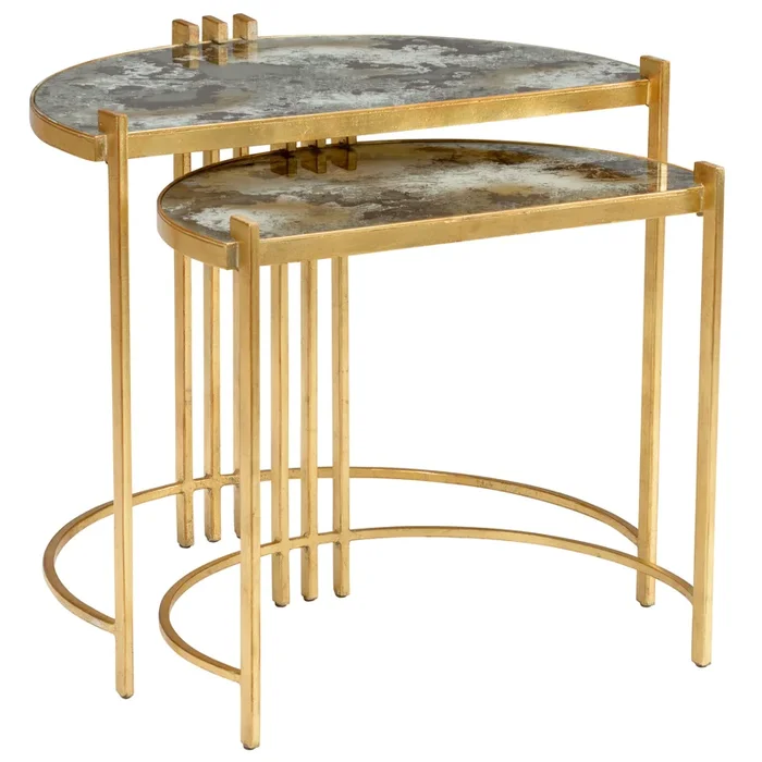 Art Deco Nested Tables (Set of 2)