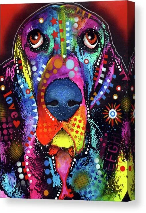 Basset #1 Canvas Print