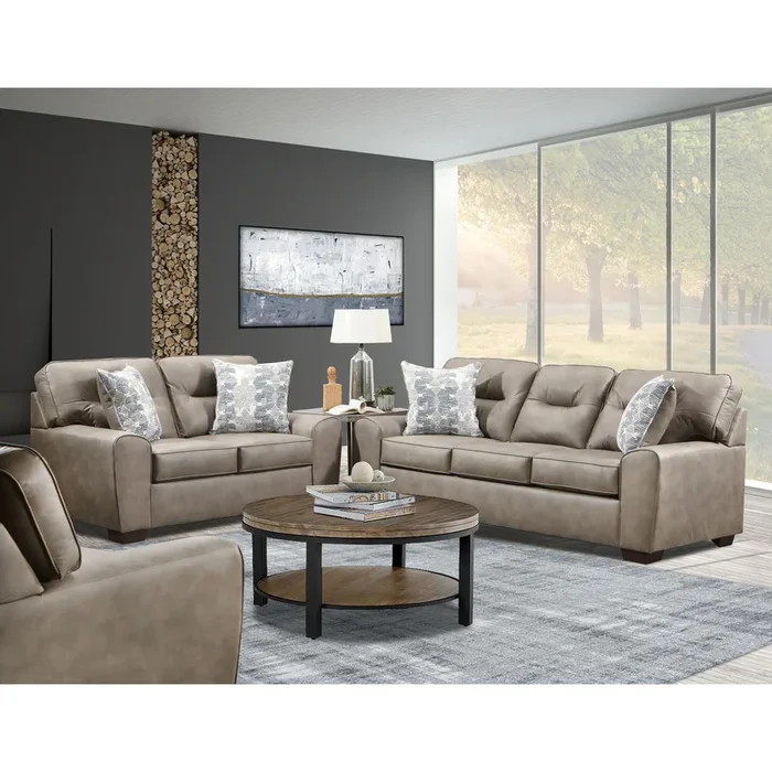 Behold Home 2124-02 Loveseat – Stabler Pebble