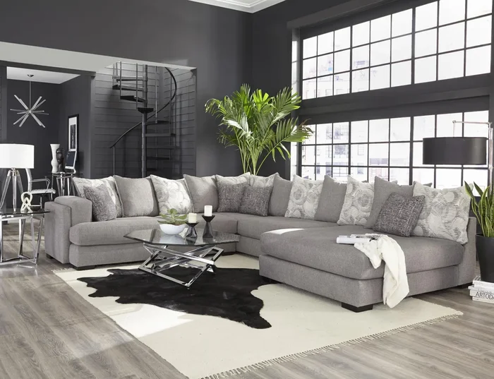 Bellini Gray Sectional
