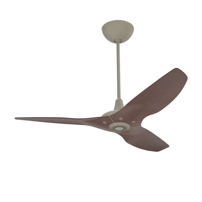 Big Ass Fans Haiku 52″ Ceiling Fan with Cocoa Bamboo Blades and Satin Nickel Finish, Downrod 32″, Indoors with LED, Uplight