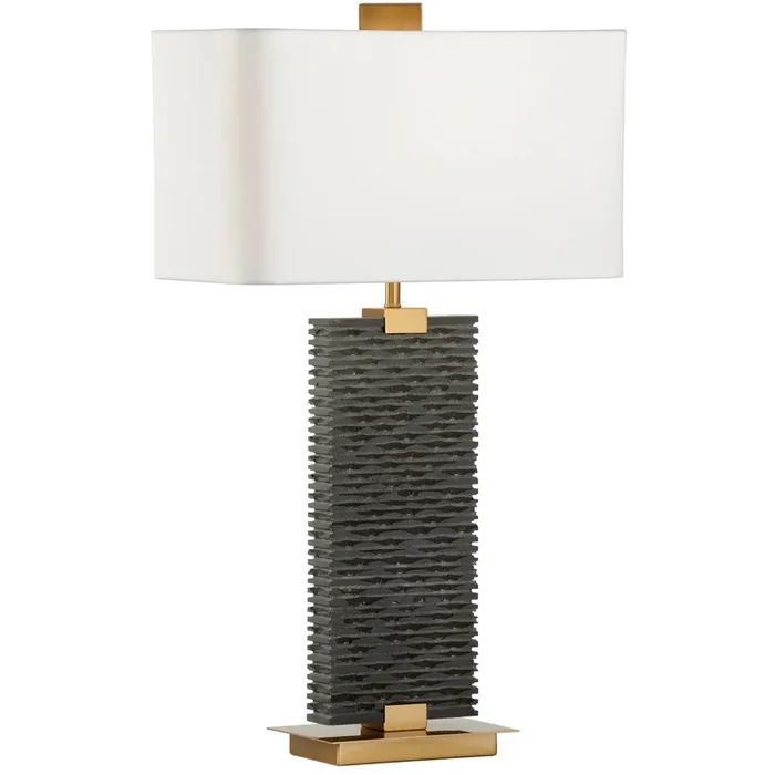 Black Stone Lamp