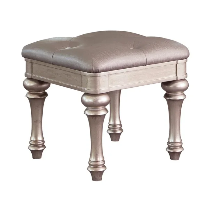 BLING Upholstered Vanity Stool