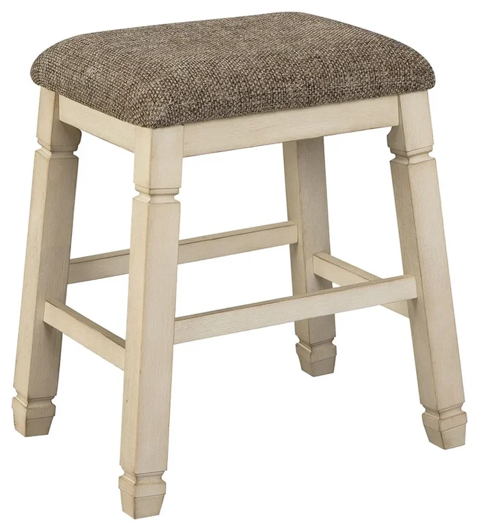 Bolanburg – Upholstered Stool (Set of 2) – Beige