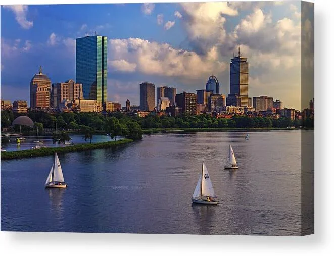 Boston Skyline Canvas Print