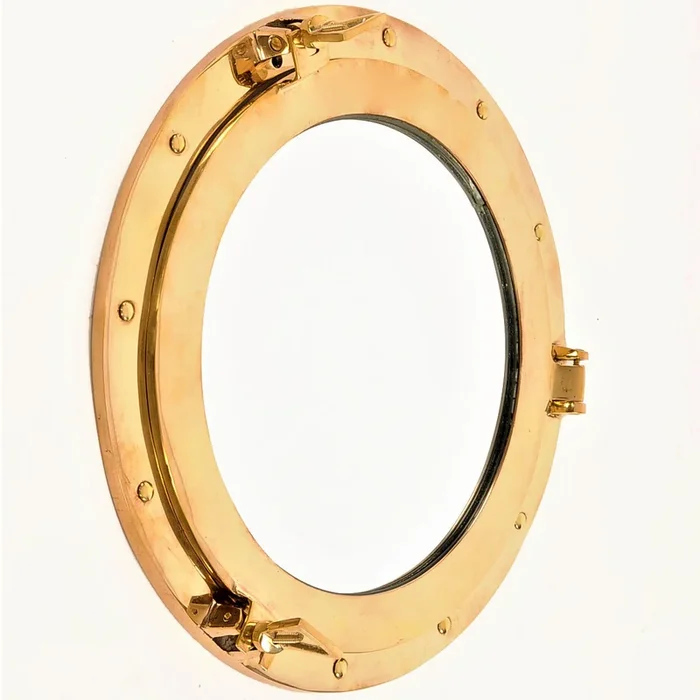 Brass Porthole Mirror