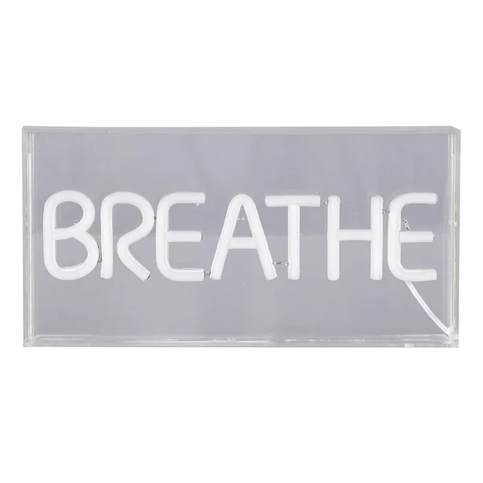 Breathe Acrylic Box Light, 6×12