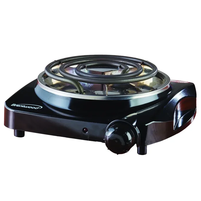 Brentwood Electric 1000 W Single Burner – Black