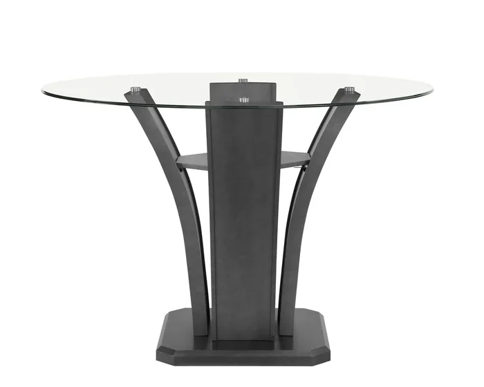 Camelia – Counter Height Table – Glass – Gray