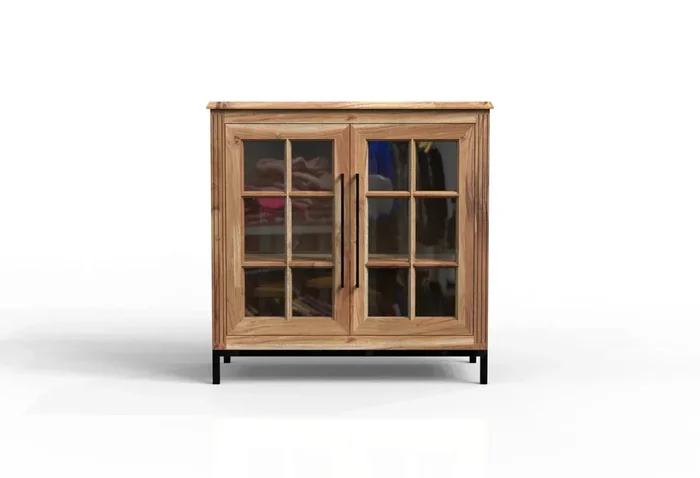 Cantwell 40″ 2 Door Short Cabinet – Natural