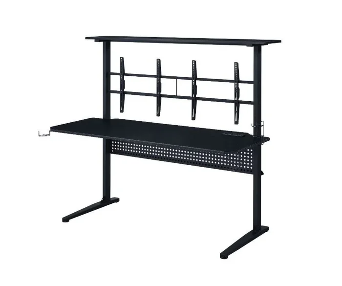 Canzi – Gaming Desk With USB – Black