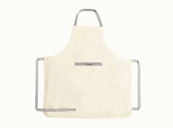 Caraway Linen Apron in Cream