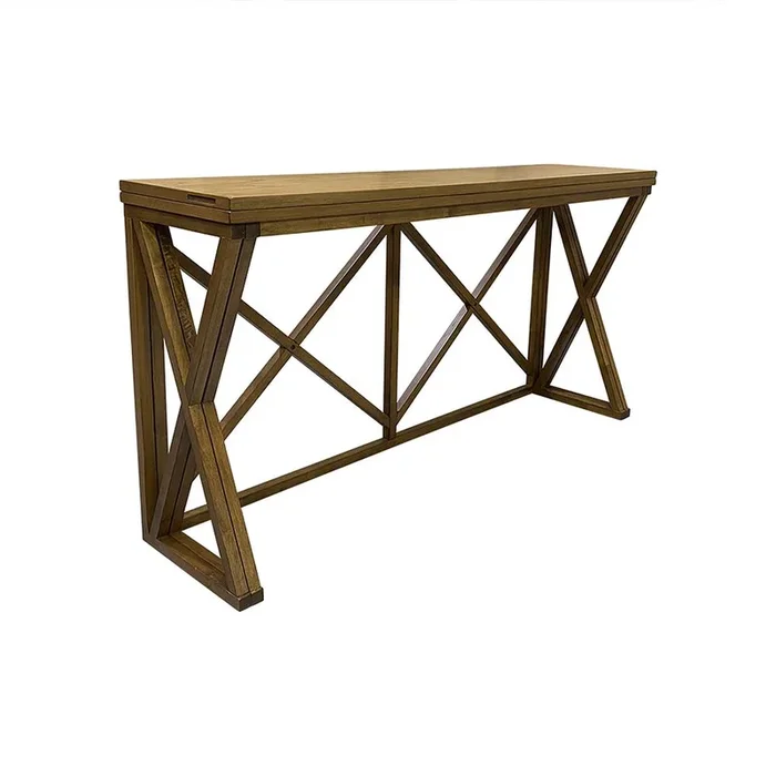 Carolina Living Taylor Flip Top Bar Table – Golden Oak