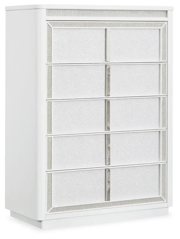 Chalanna – Five Drawer Chest – White