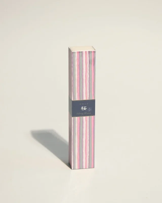 Cherry Blossom Incense w/ ceramic holder 40 Sticks
