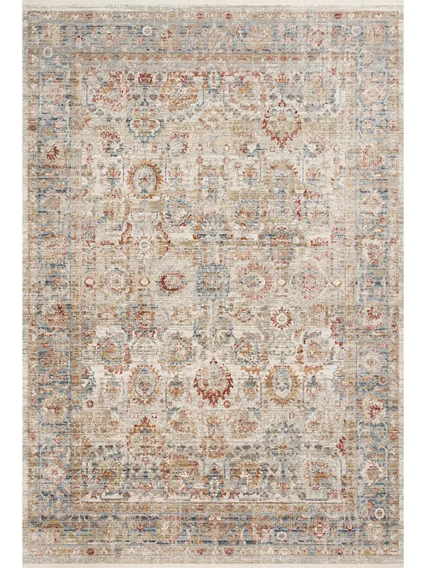 Claire Ivory/Ocean 11’6″ x 15’7″ Area Rug