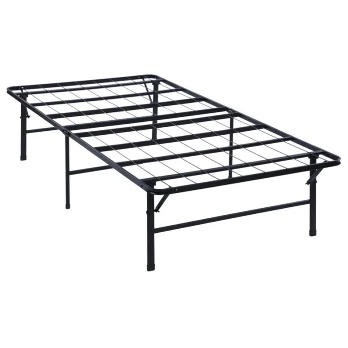 Coaster Furniture Mabel 305957T Metal Twin Mattress Support Platform Bed – Black