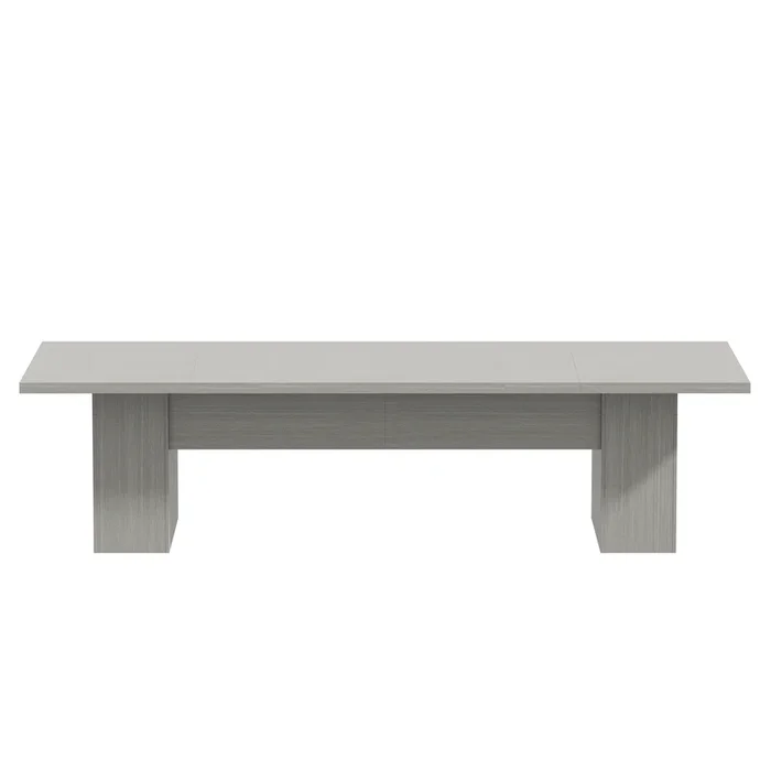 Conference Table, 118.1 L x 47.2 W x 29.5 H Inches Large Meeting Table Podcast Table for 10 People, Wooden Seminar Training Table for Office Business