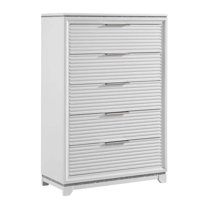 Denmark – 5-Drawer Chest – White