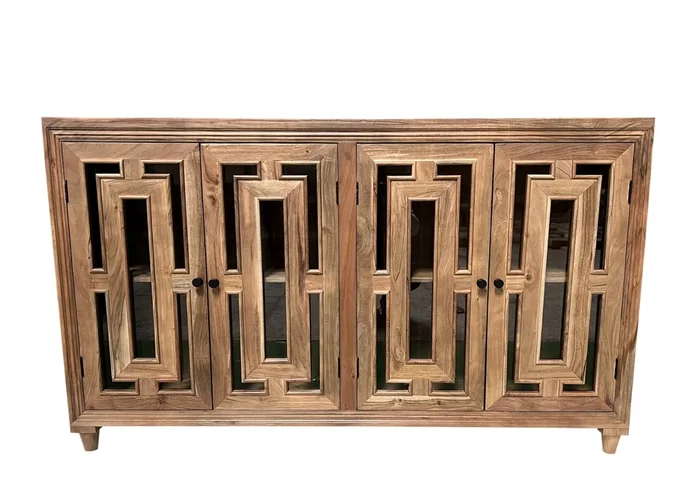 Dominique 71″ 4 Door Sideboard – Natural