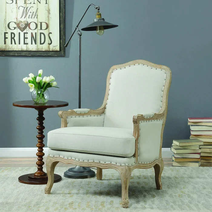 Elements International Artesia Stationary Accent Chair UAZ540100G
