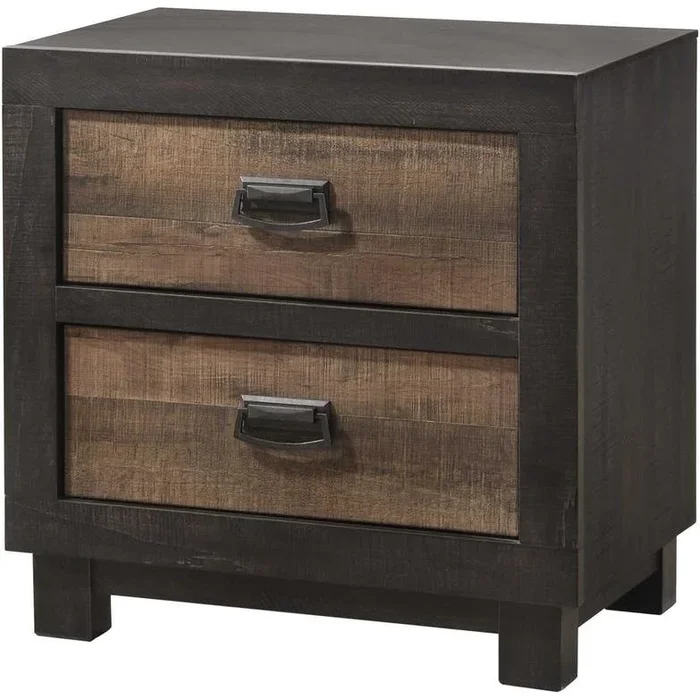 Elements International Harlington 2-Drawer Nightstand HG100NS