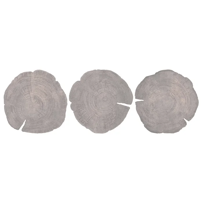 Embers of Growth VII, Grey, Set of 3