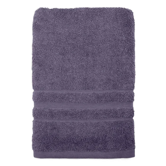 Essential Solid Purple Bath Towel, 30×54