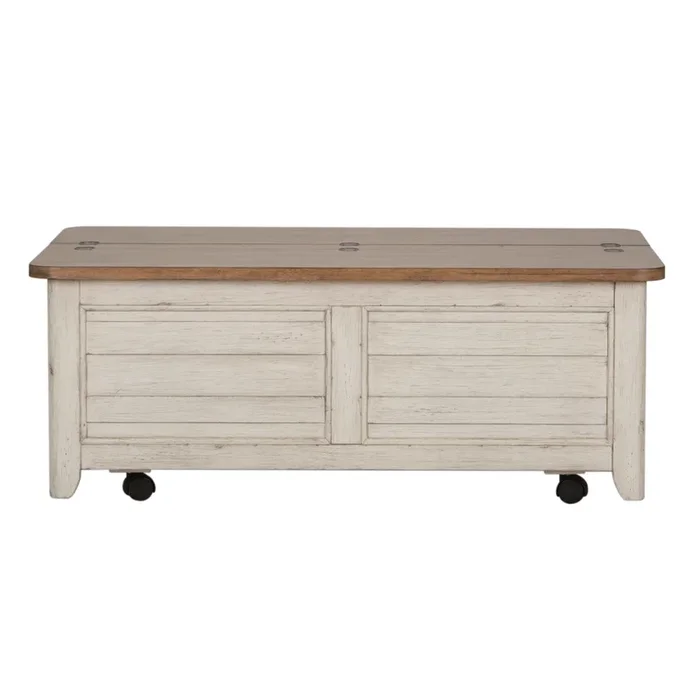 Farmhouse Reimagined – Storage Trunk – White