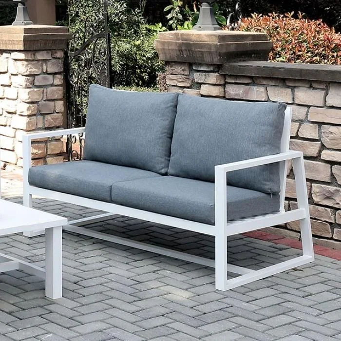 Furniture of America India CM-OS2590GY-LV Patio Love Seat