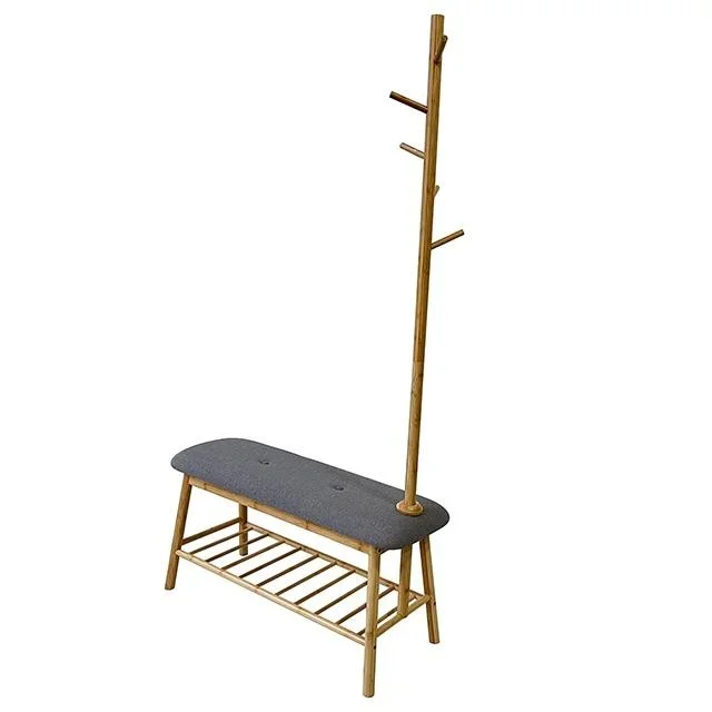 Furniture of America Mosier GM-5004 Hall Tree w/ Bench and Shoe Storage