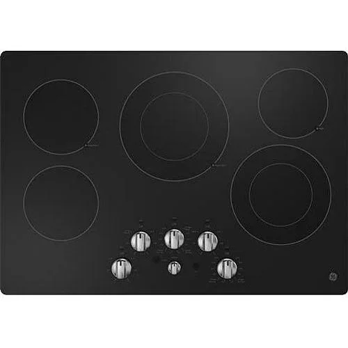 GE 30-inch Built-in Electric Cooktop JEP5030DTBB