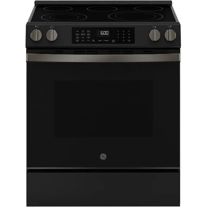 GE 30-inch Slide-in Electric Range with Convection Technology GRS600AVDS