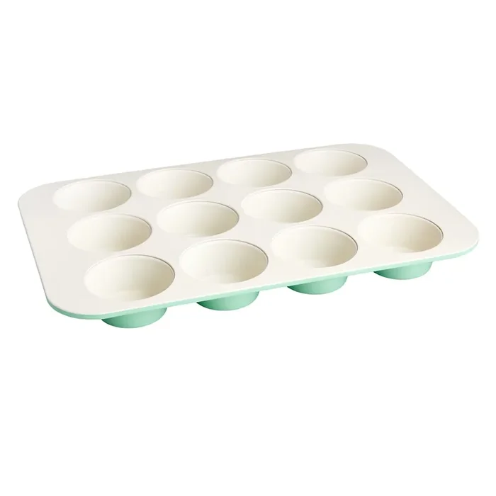 Green Pan Green Carbon Steel 12-Cup Muffin Pan