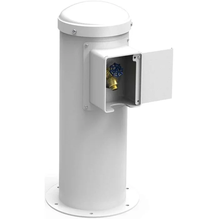 Halsey Taylor 4461YHLHBWHT Yard Hydrant with Locking Hose Bib Non-Filtered White