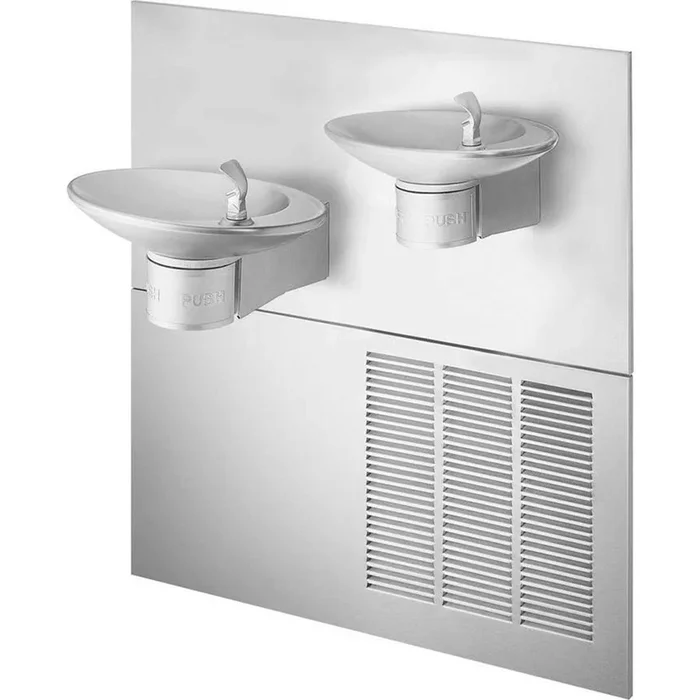 Halsey Taylor 8634084983 OVL-II Fountain Bi-Level Reverse Non-Filtered 8 GPH Stainless