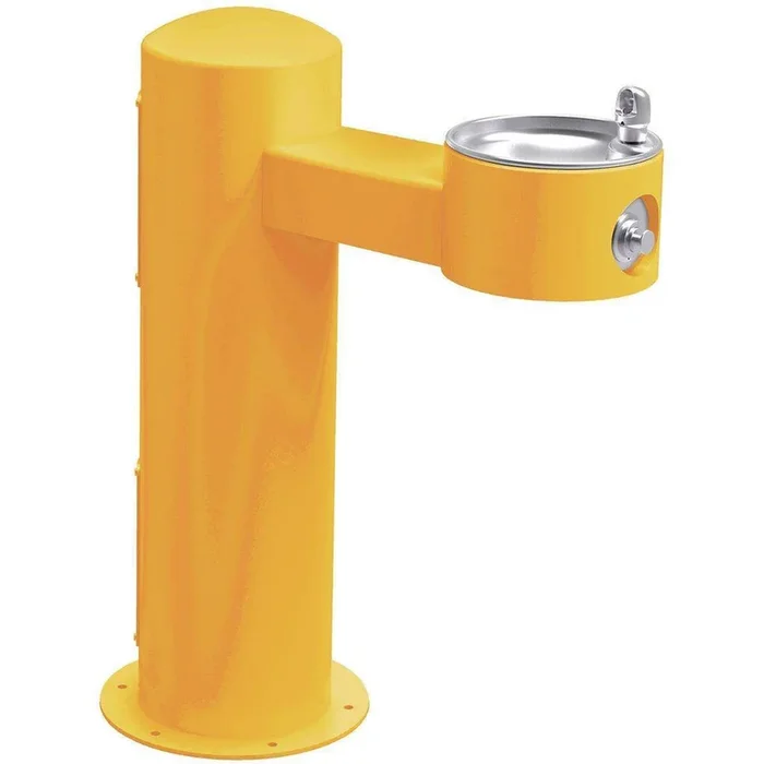 Halsey Taylor Endura II Tubular Outdoor Fountain, Pedestal Non-Filtered Non-Refrigerated Freeze Resistant, Yellow 4410FRKYLW