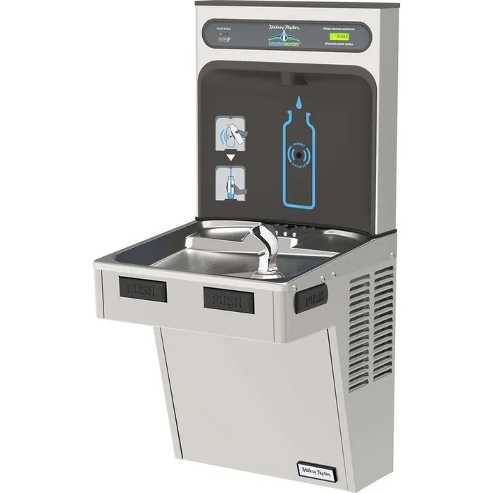 Halsey Taylor HTHB-HACG8SS-WF Bottle Filling Station & Single ADA Cooler Filtered 8 GPH SS